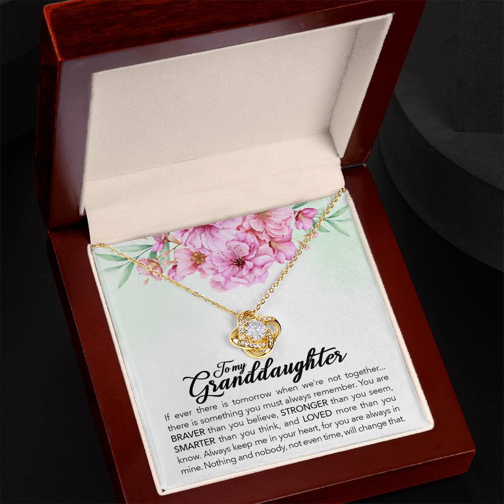 To My Granddaughter, Always Keep Me In Your Heart