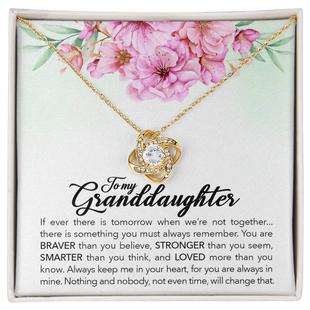 To My Granddaughter, Always Keep Me In Your Heart