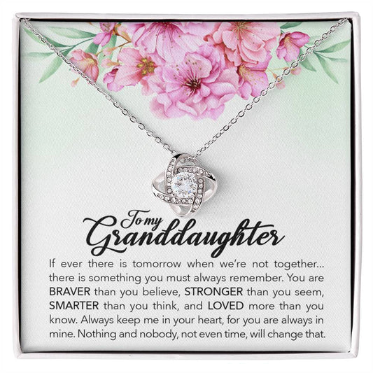 To My Granddaughter, Always Keep Me In Your Heart