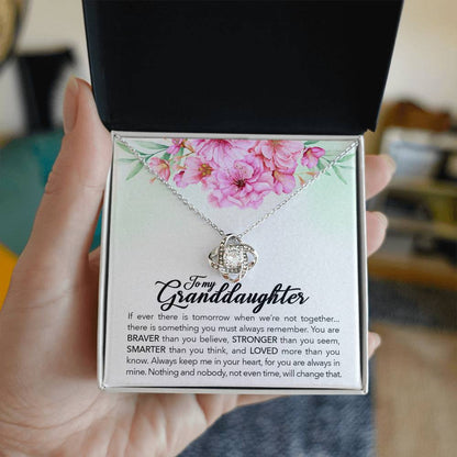 To My Granddaughter, Always Keep Me In Your Heart