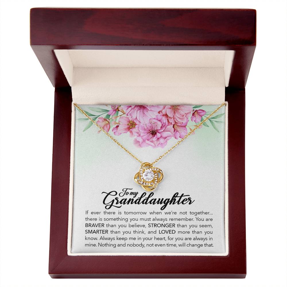 To My Granddaughter, Always Keep Me In Your Heart