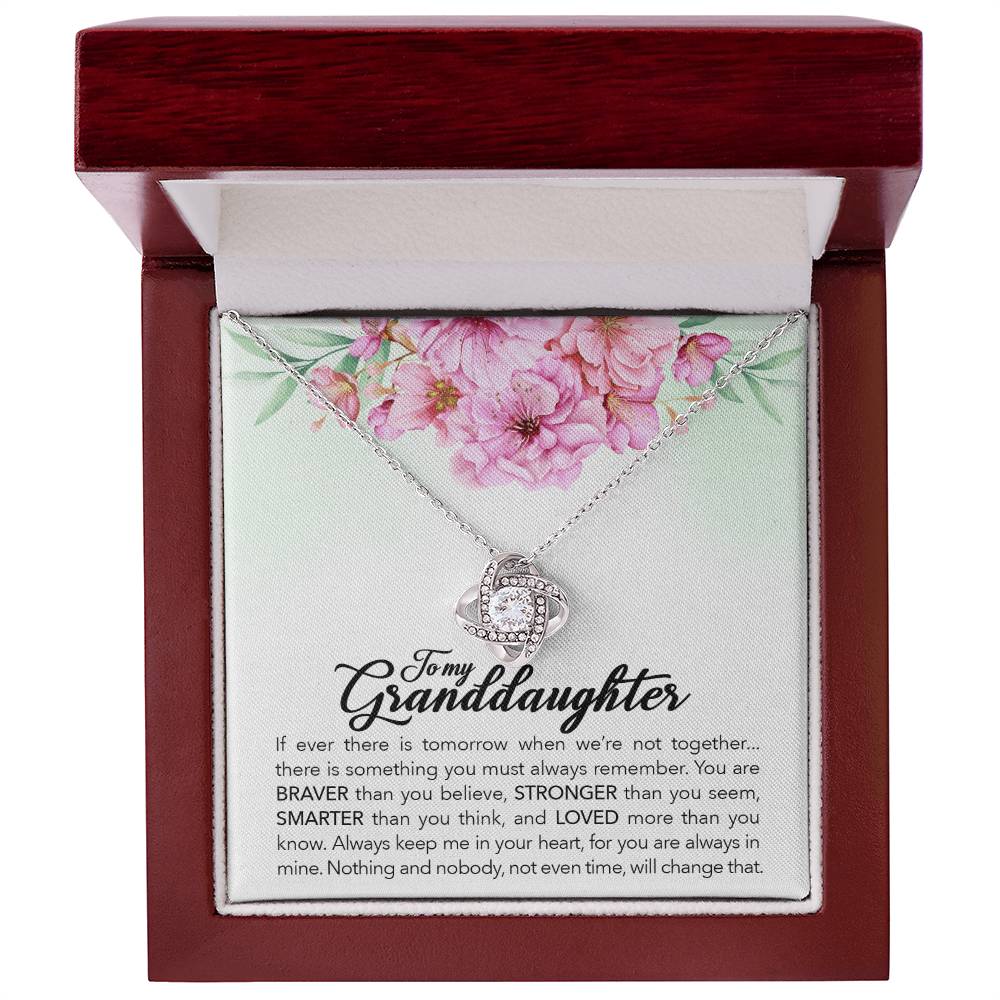 To My Granddaughter, Always Keep Me In Your Heart